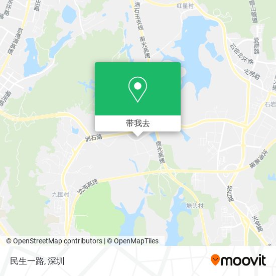 民生一路地图