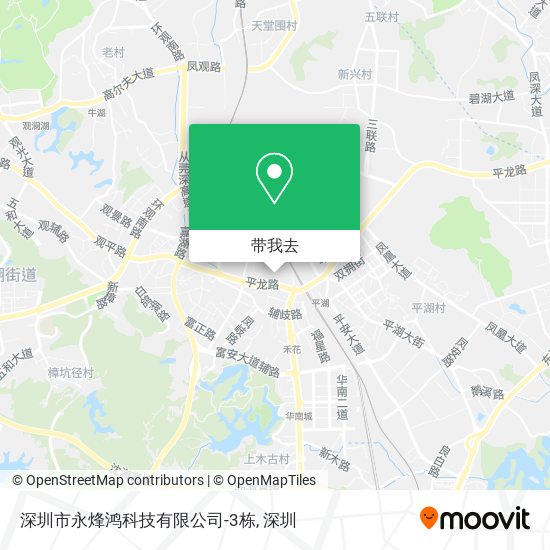 深圳市永烽鸿科技有限公司-3栋地图