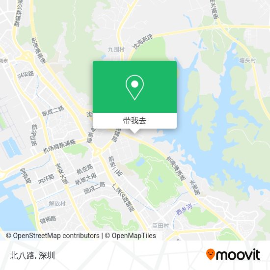 北八路地图