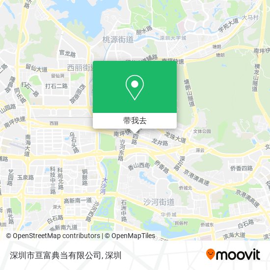 深圳市亘富典当有限公司地图