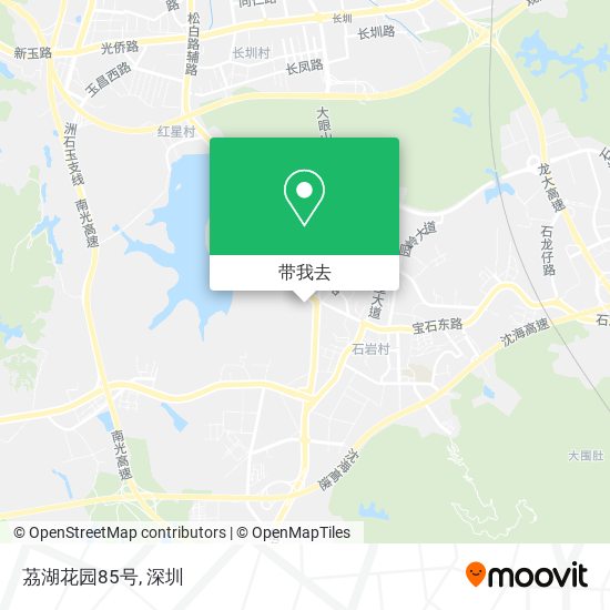 茘湖花园85号地图