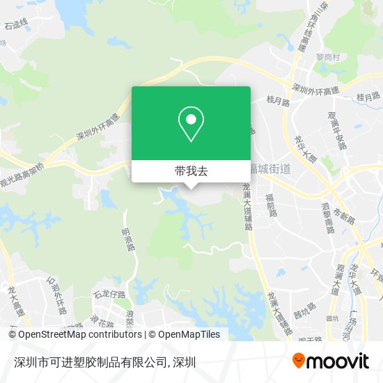 深圳市可进塑胶制品有限公司地图