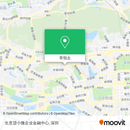 生意贷小微企业金融中心地图