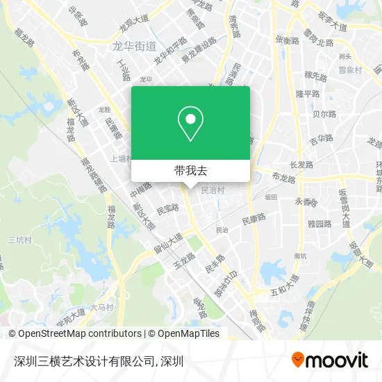 深圳三横艺术设计有限公司地图