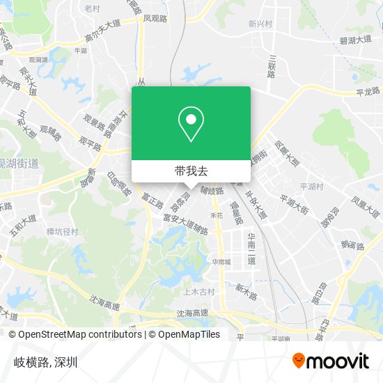 岐横路地图