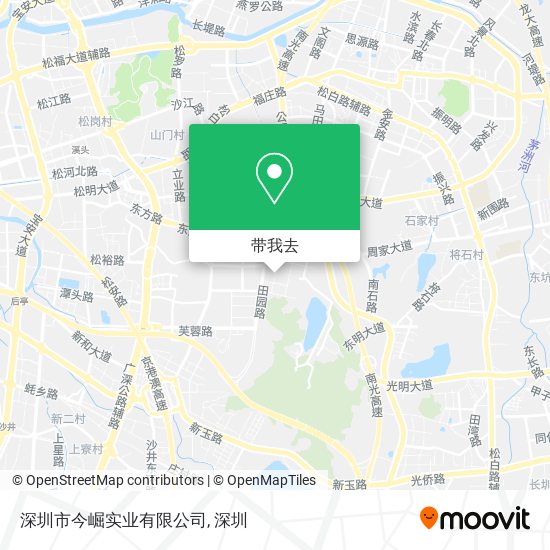 深圳市今崛实业有限公司地图