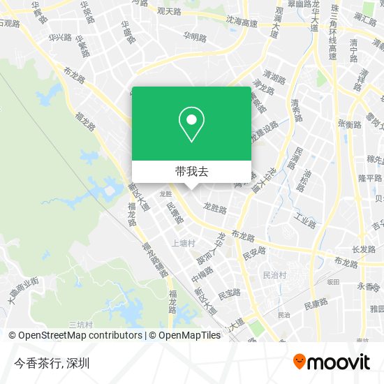 今香茶行地图