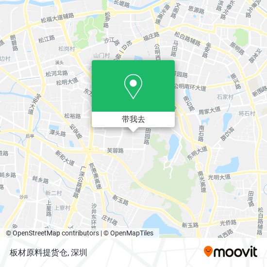 板材原料提货仓地图