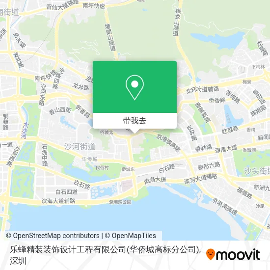 乐蜂精装装饰设计工程有限公司(华侨城高标分公司)地图