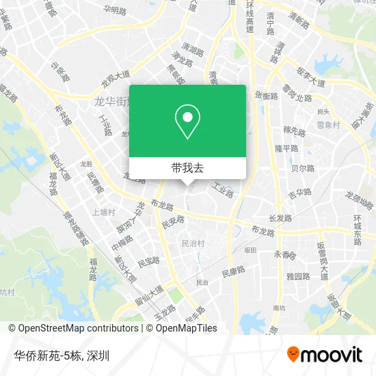 华侨新苑-5栋地图