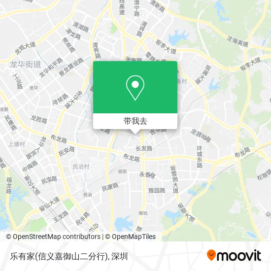 乐有家(信义嘉御山二分行)地图