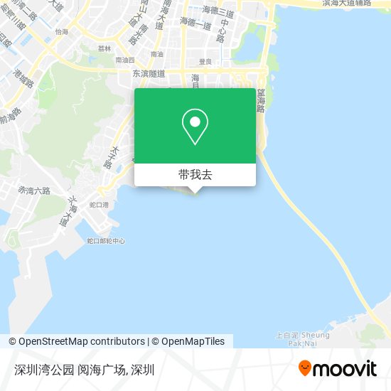 深圳湾公园 阅海广场地图