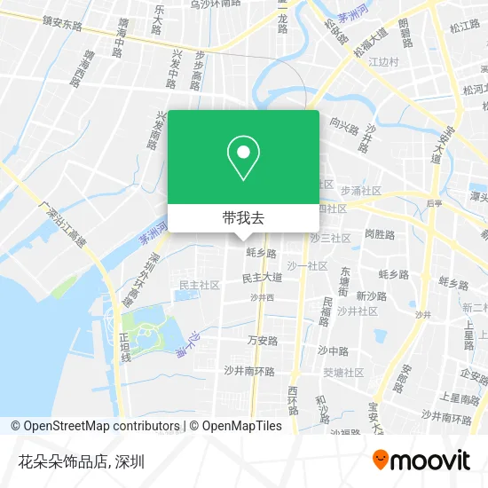 花朵朵饰品店地图