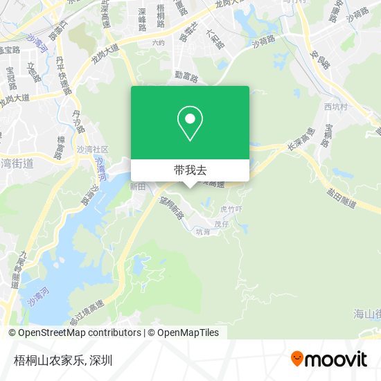 梧桐山农家乐地图