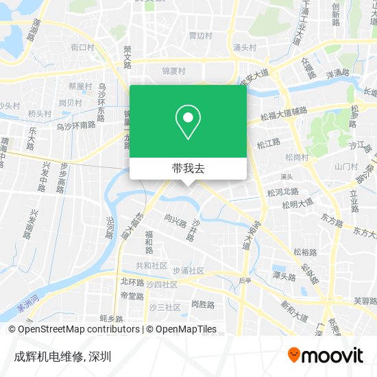 成辉机电维修地图