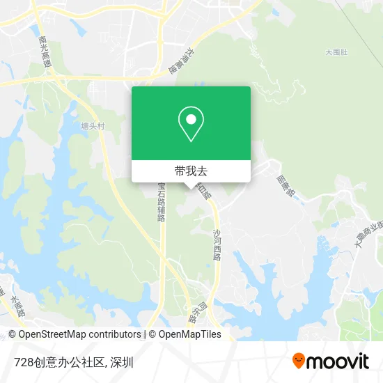 728创意办公社区地图