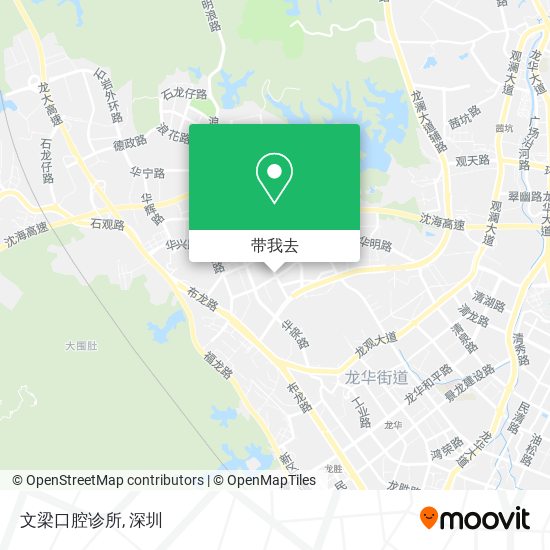 文梁口腔诊所地图