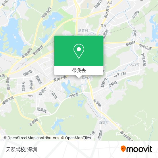 天泓驾校地图