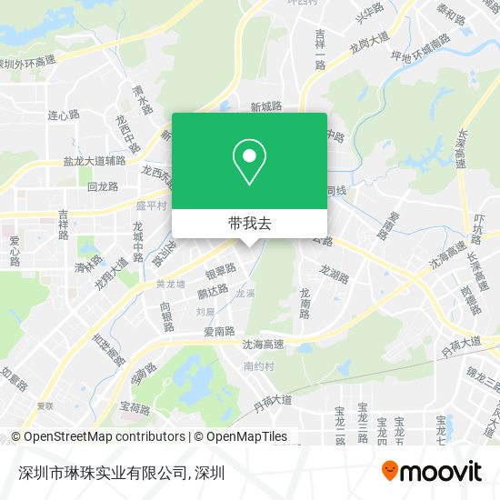 深圳市琳珠实业有限公司地图