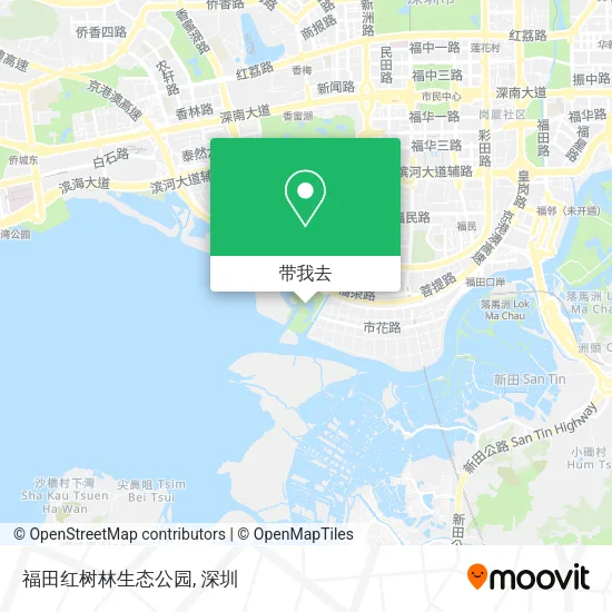 福田红树林生态公园地图