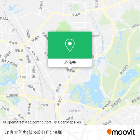 瑞康大药房(鹅公岭分店)地图