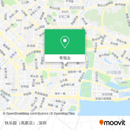 快乐园（高新店）地图