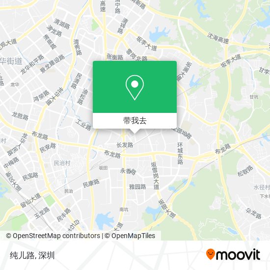 纯儿路地图