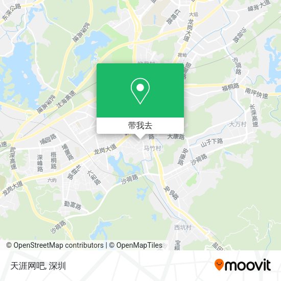 天涯网吧地图