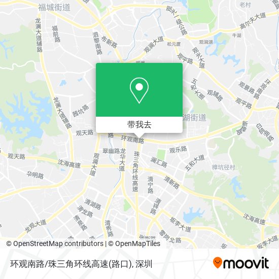环观南路/珠三角环线高速(路口)地图