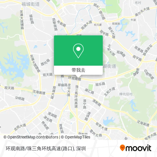 环观南路/珠三角环线高速(路口)地图