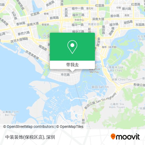 中装装饰(保税区店)地图