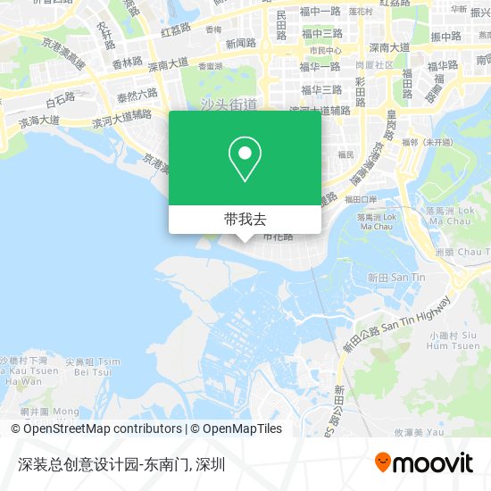 深装总创意设计园-东南门地图