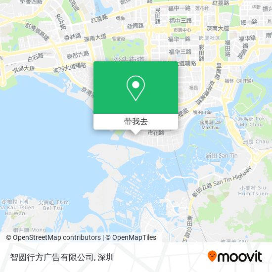智圆行方广告有限公司地图