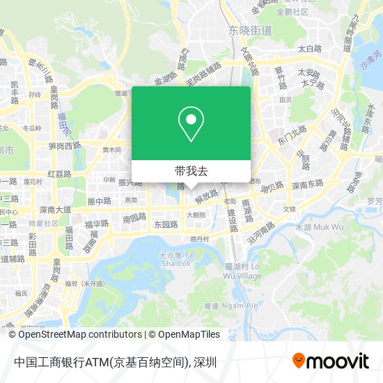 中国工商银行ATM(京基百纳空间)地图