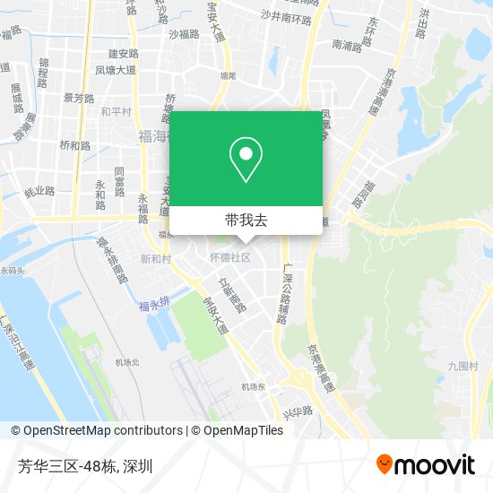 芳华三区-48栋地图
