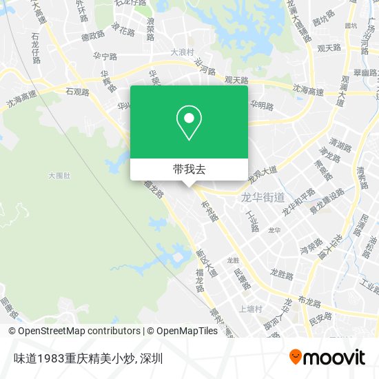 味道1983重庆精美小炒地图