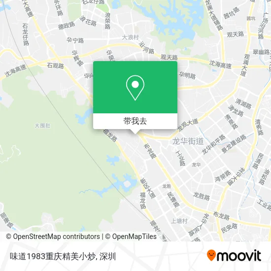 味道1983重庆精美小炒地图