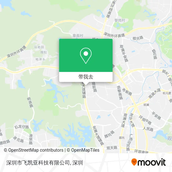 深圳市飞凯亚科技有限公司地图