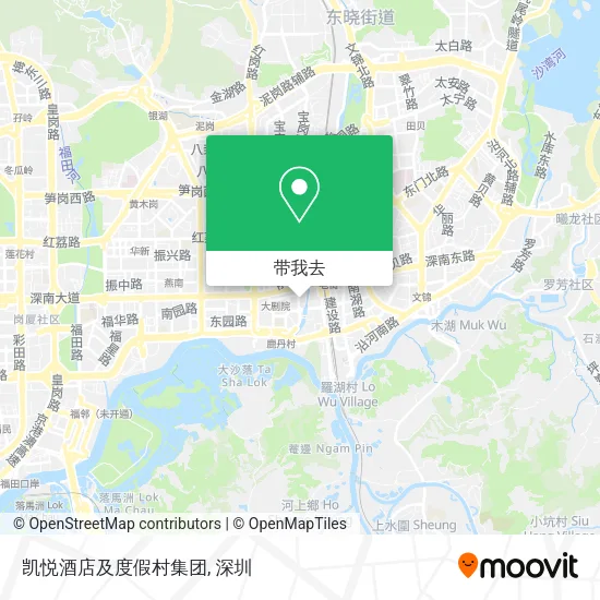 凯悦酒店及度假村集团地图