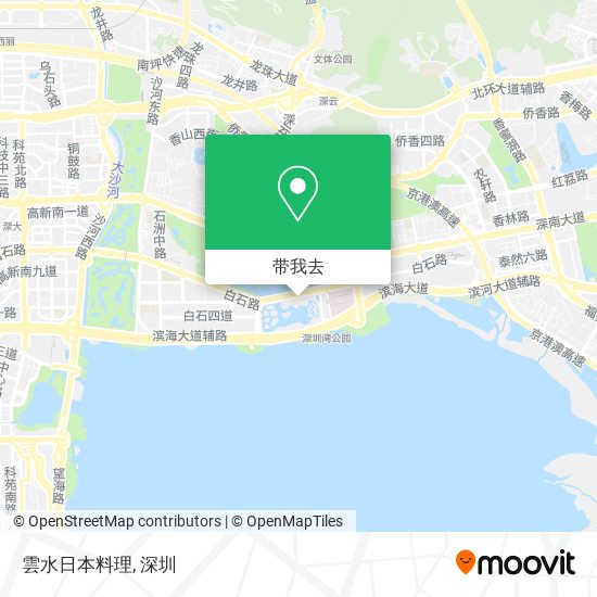 雲水日本料理地图