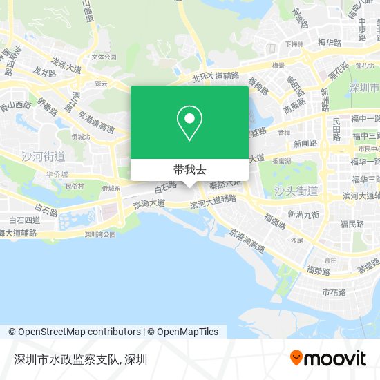 深圳市水政监察支队地图