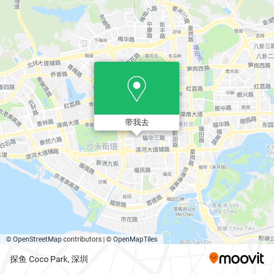 探鱼 Coco Park地图