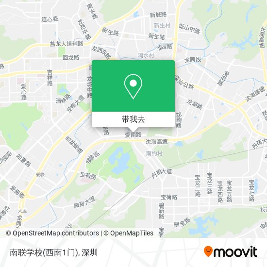 南联学校(西南1门)地图