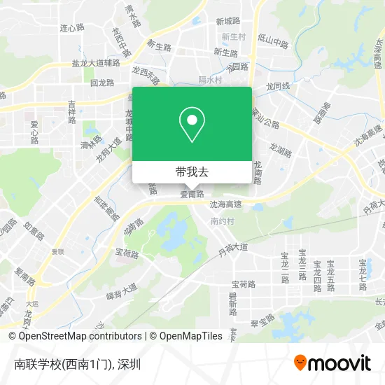 南联学校(西南1门)地图