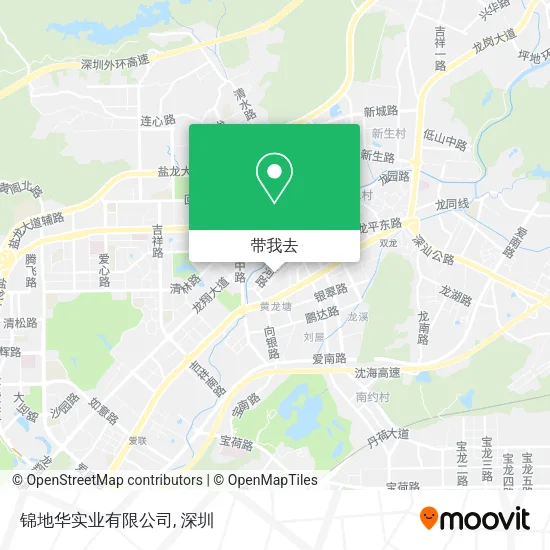 锦地华实业有限公司地图