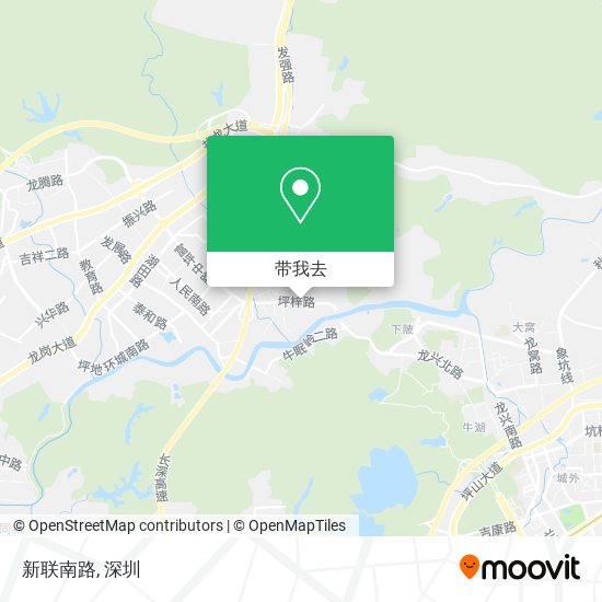 新联南路地图