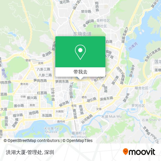 洪湖大厦-管理处地图