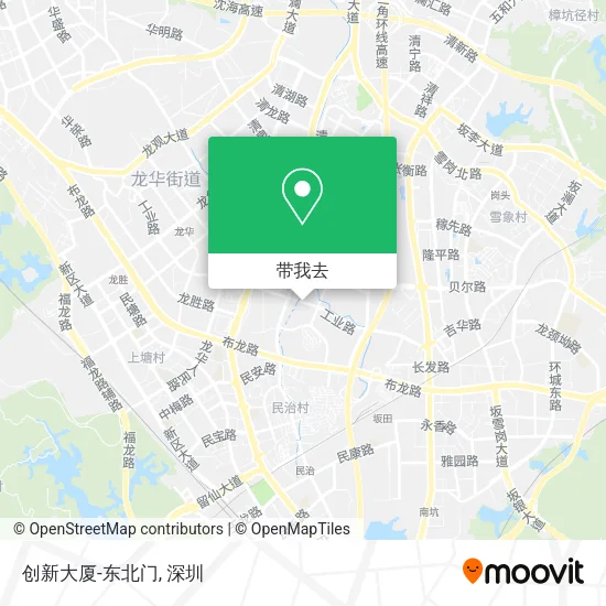 创新大厦-东北门地图