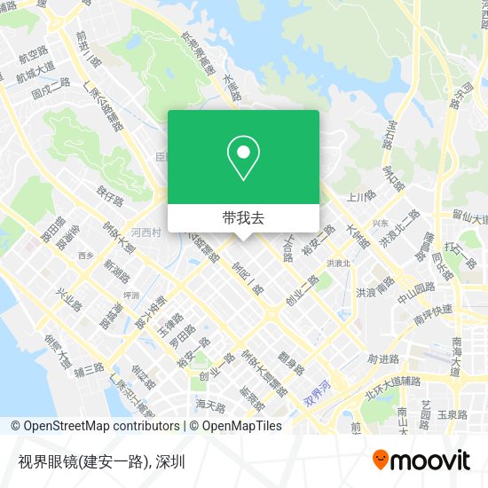 视界眼镜(建安一路)地图