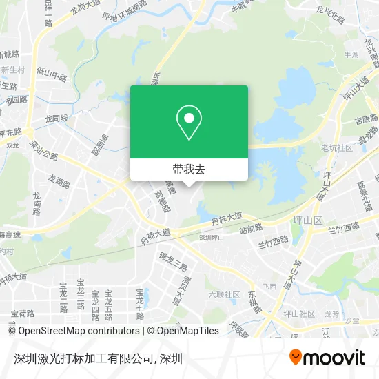 深圳激光打标加工有限公司地图